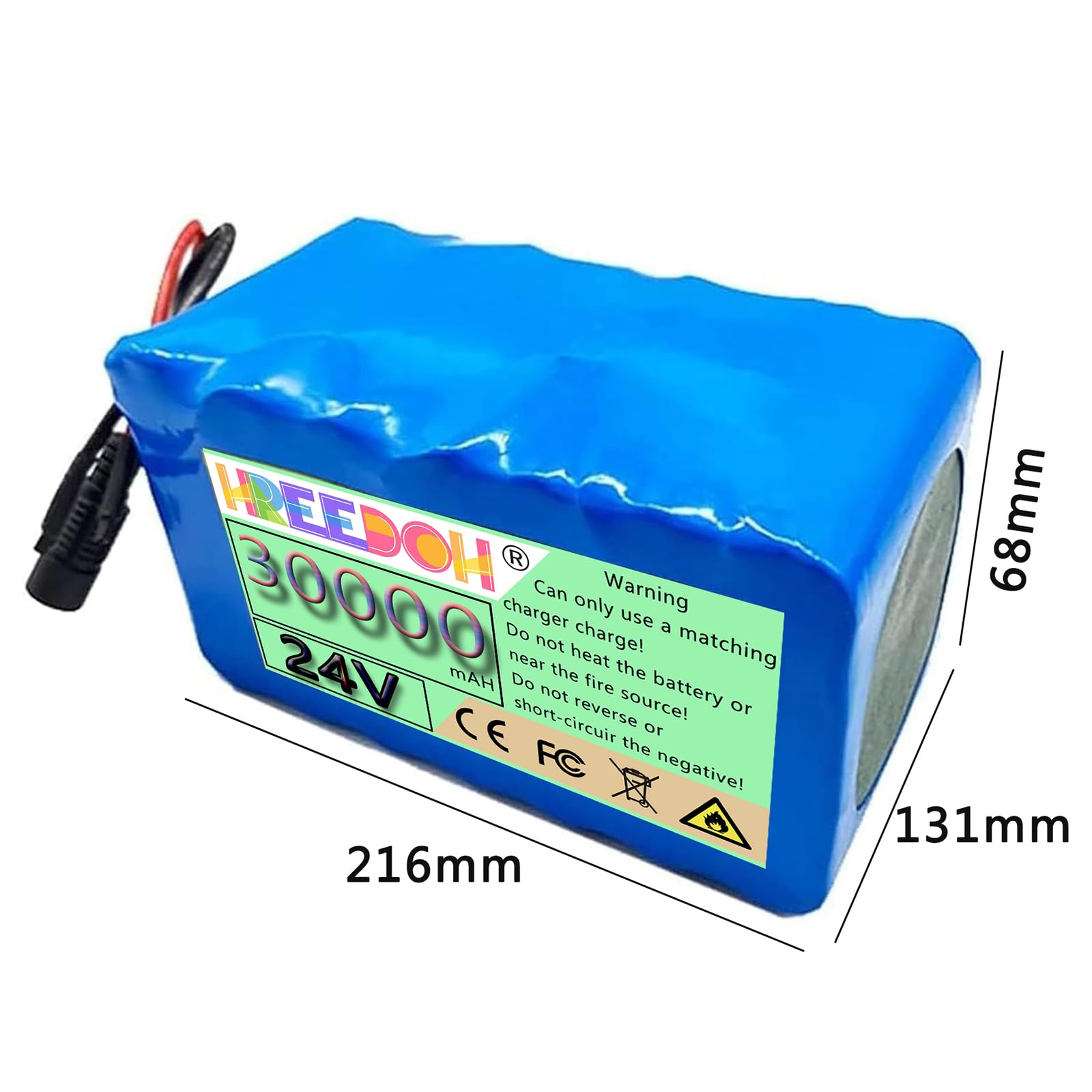Amazon.com: FREEDOH 24 Volt Lithium-ion Battery 24V 30Ah