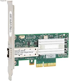 Sutinna Placa de Rede Ethernet 10 Gb, Adaptador de Rede para Placa de Rede Mellanox CX311AXCAT 10G única SFP+ Porta PCI-E para Servidores Desktops Adaptador de Armazenamento