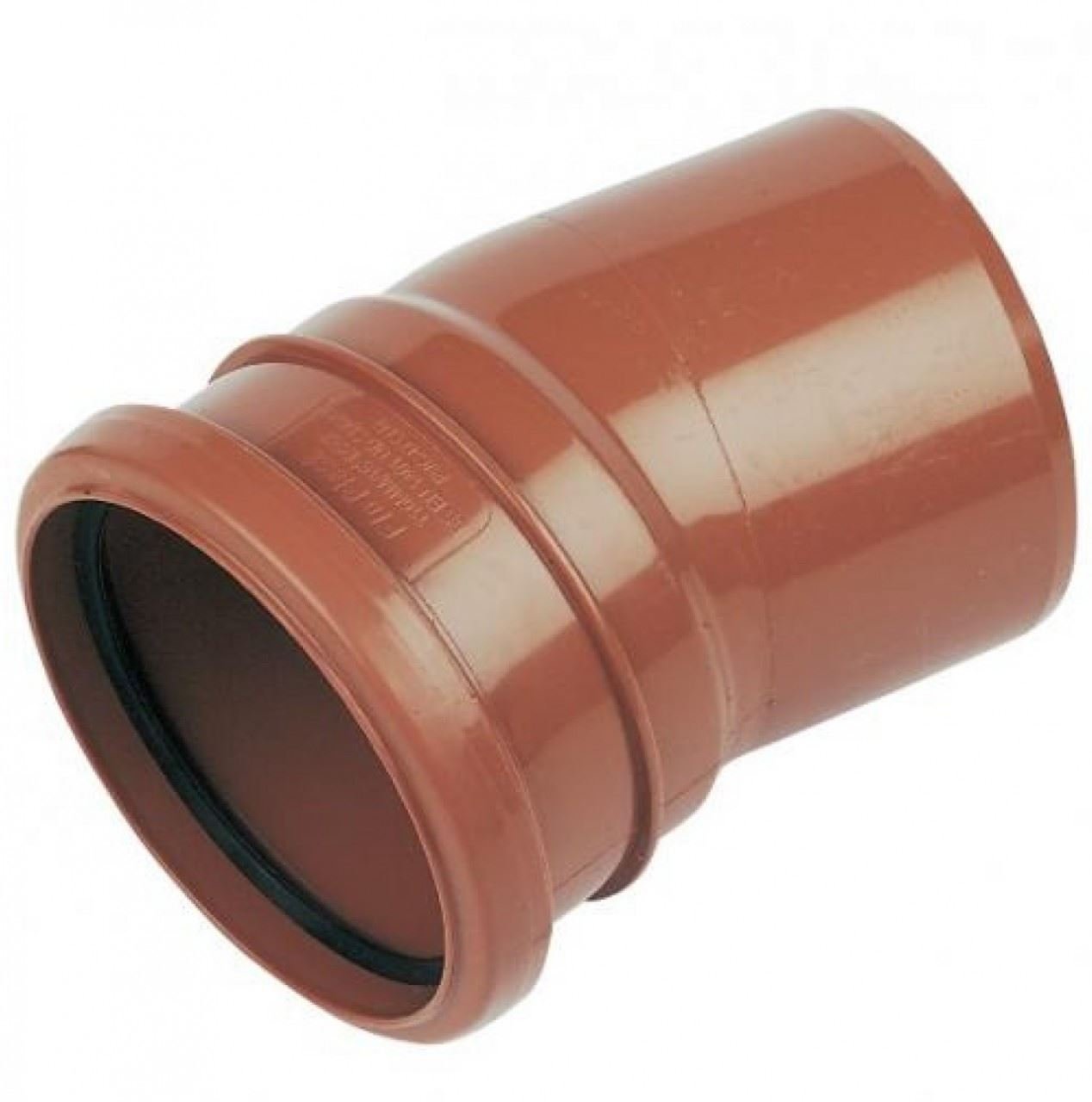 Floplast Underground Drainage Single Socket Bend 285119(Dia)110mm (L)132mm from B&Q
