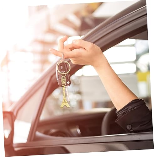 Miniatura 5 de Gadpiparty 12 llaveros de la Torre Eiffel, regalos para niños y niñas, recuerdo de fiesta de cumpleaños, Torre Eiffel de París, llaveros retro