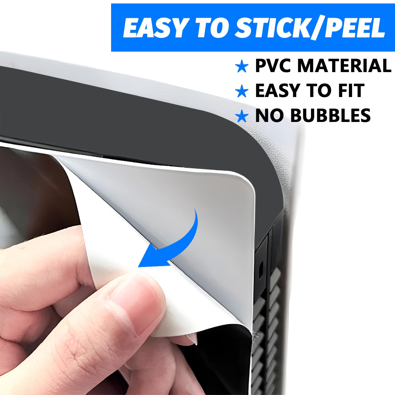 PS-5 Slim Digital Edition Version Skin Stickers Controller Console Decal Cover Pink 5 Station Play Accessories Decor Vinyl Wrap Bubble-Free & Easy to Apply - 4