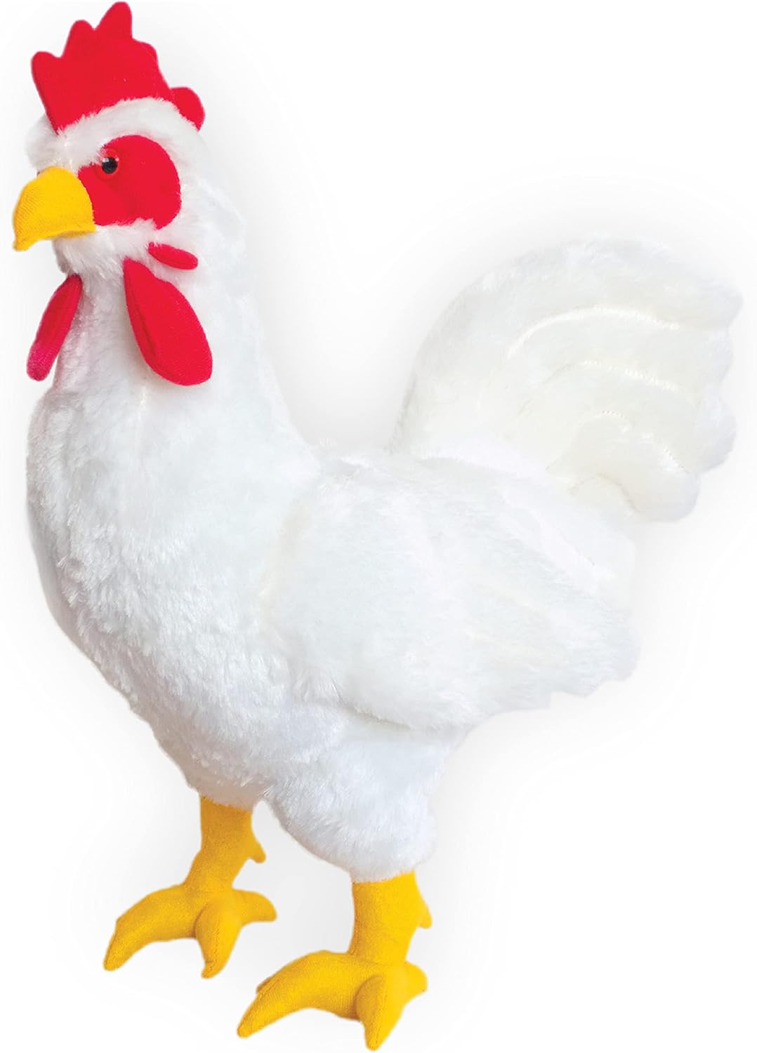 Real Planet 15.5" White Chicken, Farm Chicken Plush Animal, Baby Chicken Stuffy, Animal Plush, Stuffed Animal Chicken, Toy Stuffed Rooster, (Chicken, 15")