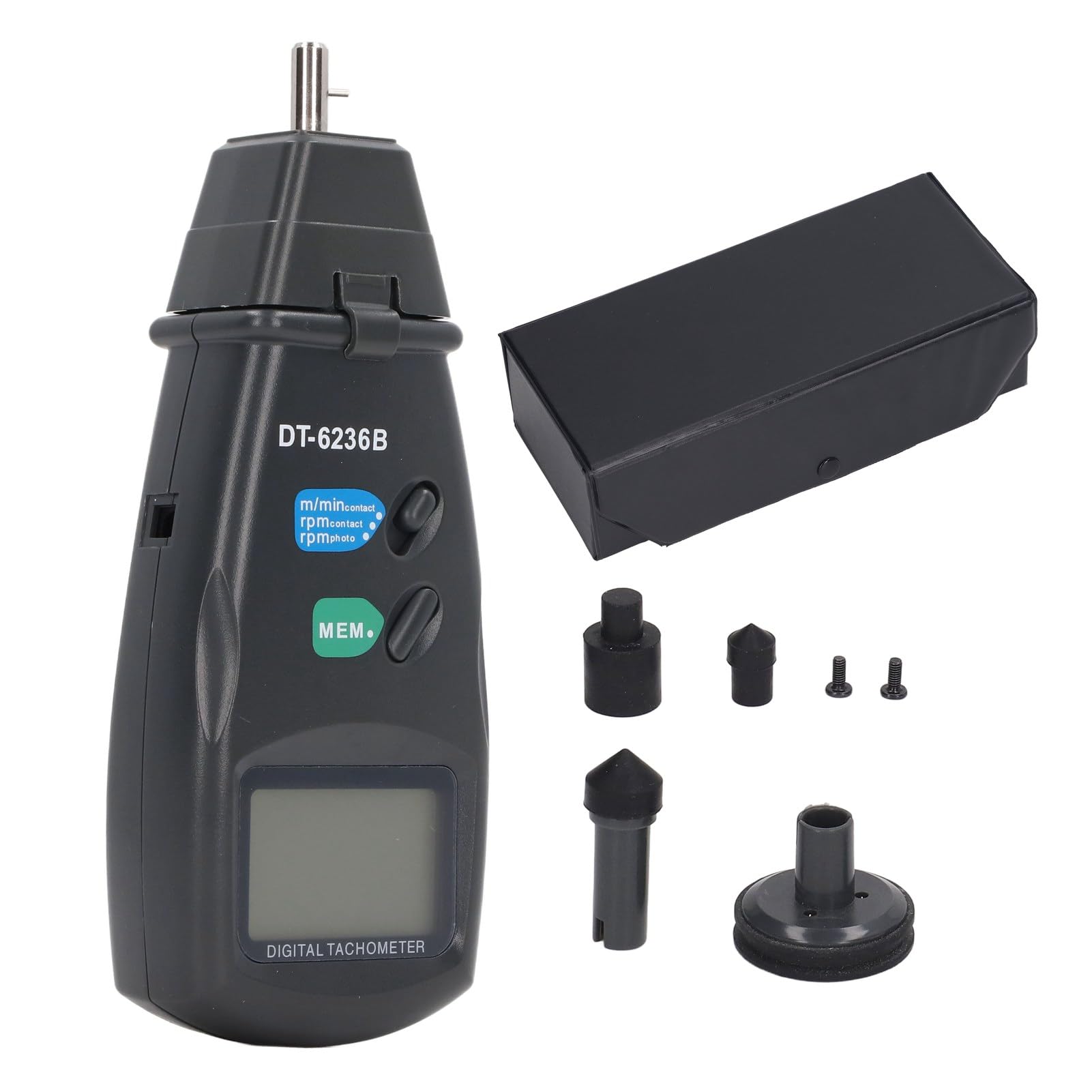 Tachymètre Digital SMART SENSOR AR925 - Mesure 0.5~19999 Tr/min, LCD Rétroéclairé