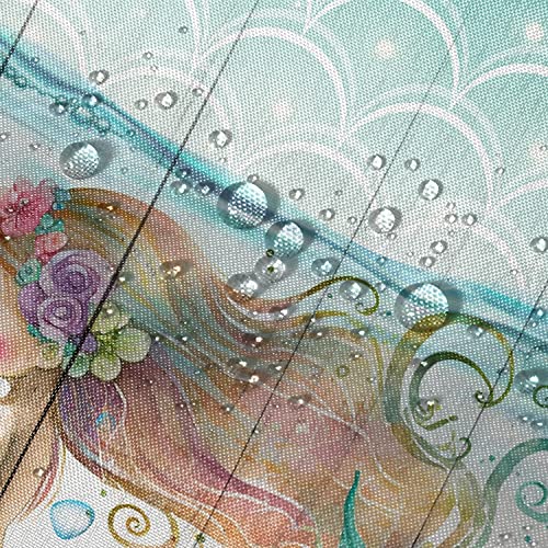 Beiyongde Mermaid Shower Curtain For Kids Bathroom Decor Gittle Scales Cartoon Girl Shower Curtains Nautical Ocean Bathroom Curtain Sea Coral Waterproof Bath Curtain With Hooks 72"X72" #TOP6