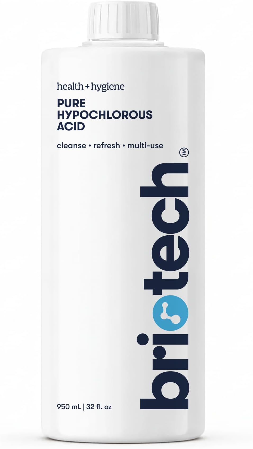 Pure Hypochlorous Acid Cleanser, Original Premium HOCl Topical Solution, Multi-Purpose Cleaner, Family Approved & Pet Friendly, 32 fl oz Refill