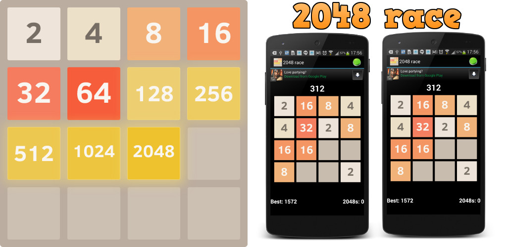 2048, 1024, 512, 256, 128 puzzles - App on Amazon Appstore