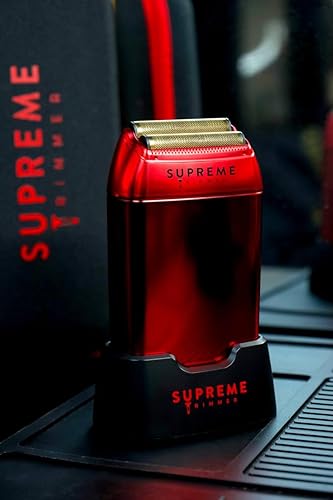 Miniatura 8 de Supreme Trimmer Barber Haircut Kit Hair Trimmer  Mens Foil Shaver Professional Beard Trimmer - ST5220  STF602 Red Bundle