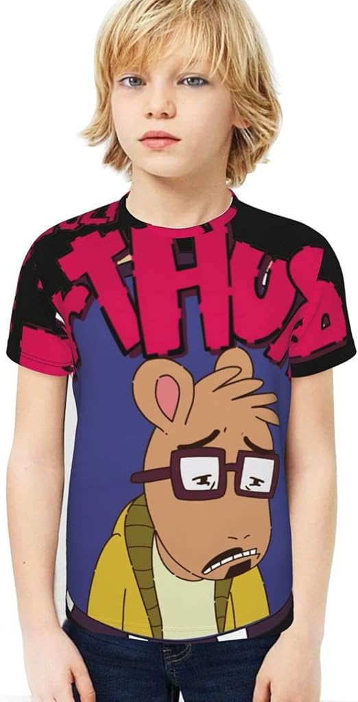 Amazon.com: Suxingge Adult Arthur Youth T-Shirts Boys and Girls Fashion Short Sleeve: Clothing
