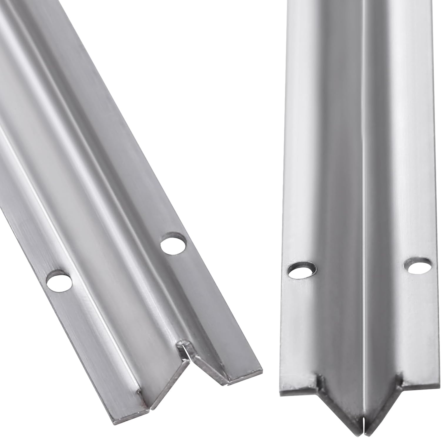 Sliding Glass Door Screws Down Track, 6FT Galvanized Inverted Track for Sliding Window, Cabinet Sliding Door, Closet Railing and Shower Door