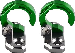 Tubo Filtro De Admisión Aire Ajuste para Kawasaki para KX 80 85 100 125 250 500 para KLX 140/L/G 250R/S 300R 650 KDX250 KX125 KX250 KLX250 Soporte Cable Manguera Freno Trasero (Color : Verde)