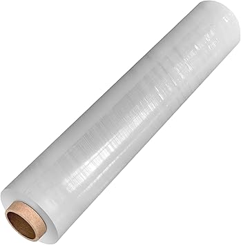2 Rolls Clear Pallet Wraps - Strong Stretch Shrink Cling Film - Ideal