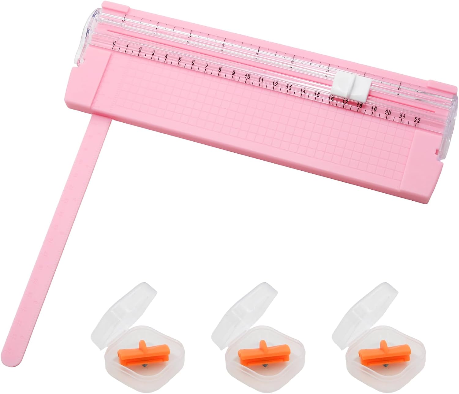 Black A5 Paper Cutter Straight Small Portable Paper Trimmer with Side Ruler