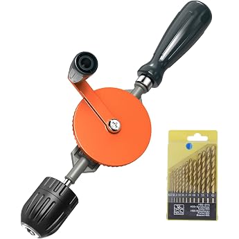 Housolution Hand Drill Powerful 3/8 Inch 1-10 mm