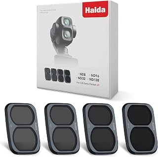 Haida NanoPro Filter Kit for DJI Osmo Pocket 4 Pro(ND8, ND16, ND32, ND128)