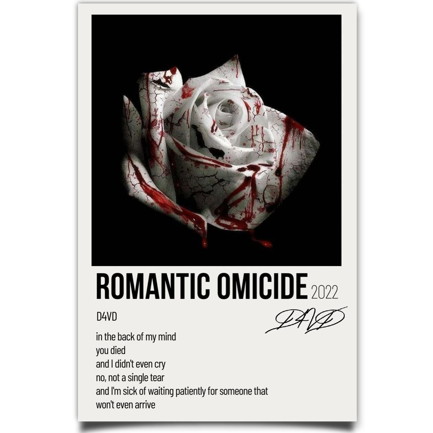 Amazon.co.jp: R-timer D4vd ポスター ロマンチック 殺人 音楽