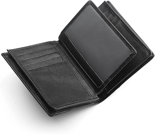 Miniatura 2 de Guarditude Mens Bifold Wallets Large Capacity RFID Blocking Genuine Leather Wallet Includes ID Window and 15 Credit Card Slots, Gift for Men