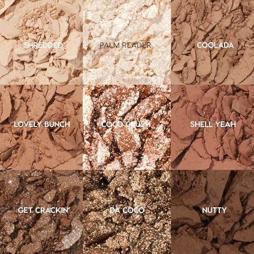 ColourPop Going Coconuts Eyeshadow Palette - Cool-Toned Neutral Eyeshadow Palette with Ultra-Velvety and Silky Finishes - High-Pigment Eye Makeup with a Long-Wearing Formula (0.3 oz) - 4
