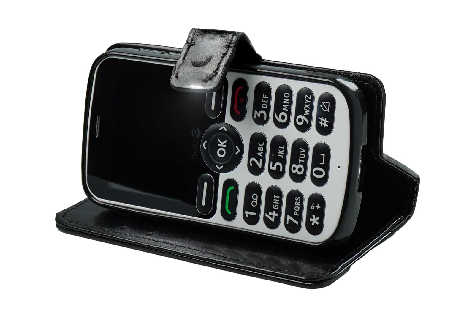 Caseroxx Flip Cover Für Doro 1880/1881 / 5860 – Schlanke Handyhülle Mit Magnetverschluss & Kartenfächern