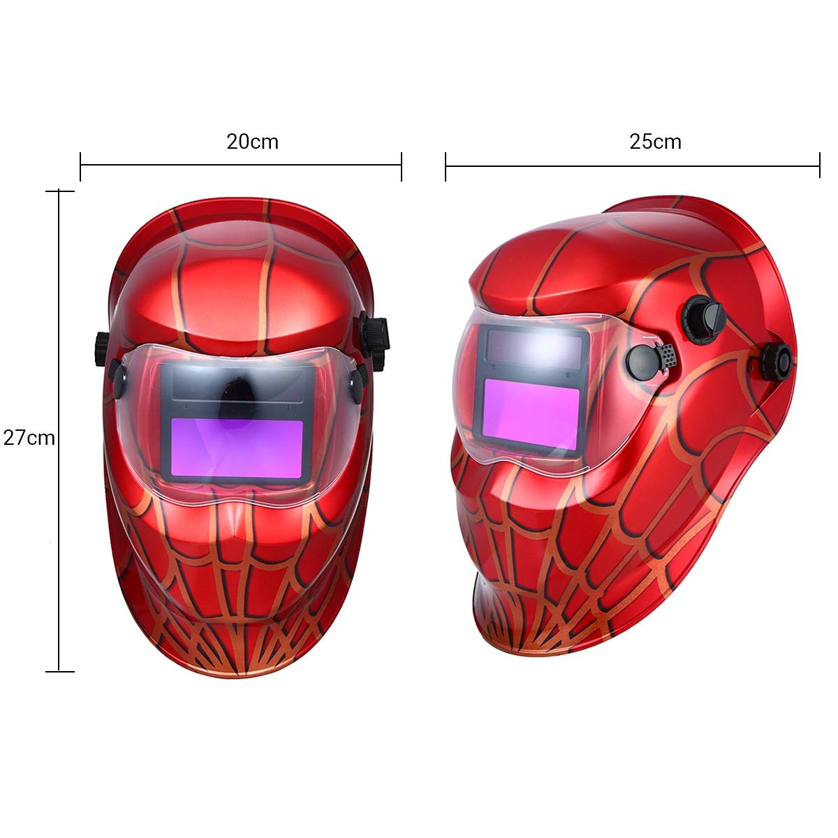Máscara de soldadura,Casco de soldadura,Máscara de soldador,Casco de soldadura Casco de soldadura Casco protector de oscurecimiento automático con energía solar Máscara de soldadura Escudo con modo de
