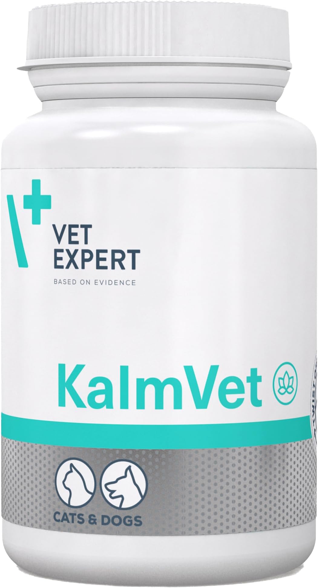 Kalmvet Stress and Anxiety Relief Supplement for Dogs and Cats – Promotes Relaxation with Chamomile, L-Tryptophan, and Valerian Root Extract 60 Twist off Capsules
