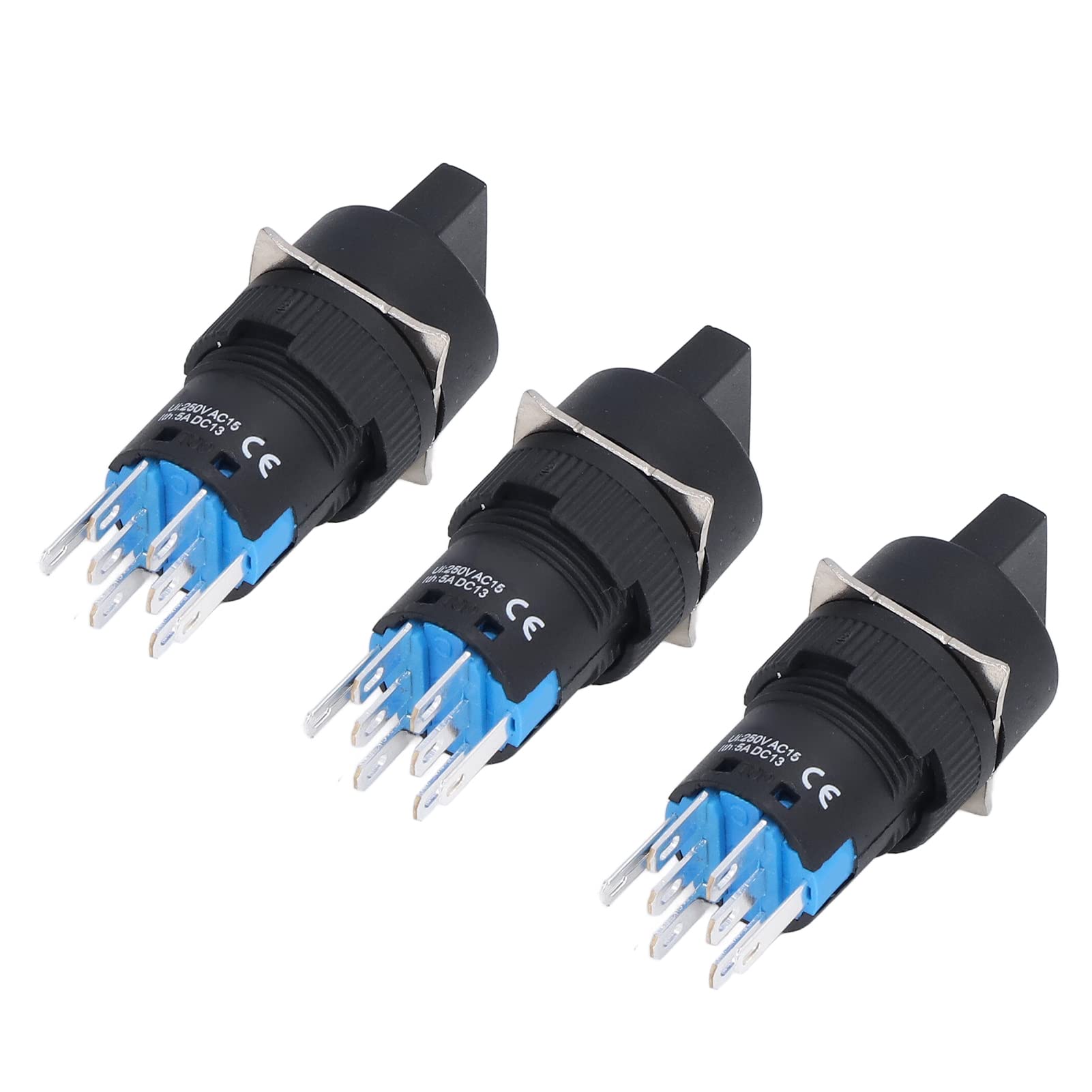 Selettore Interruttore Rotativo 2 Posizioni - 220V 5A Per Elettrodomestici E Attrezzature Industriali - Foto 9