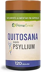 Quitosana Com Psyllium 500mg 120 Cápsulas