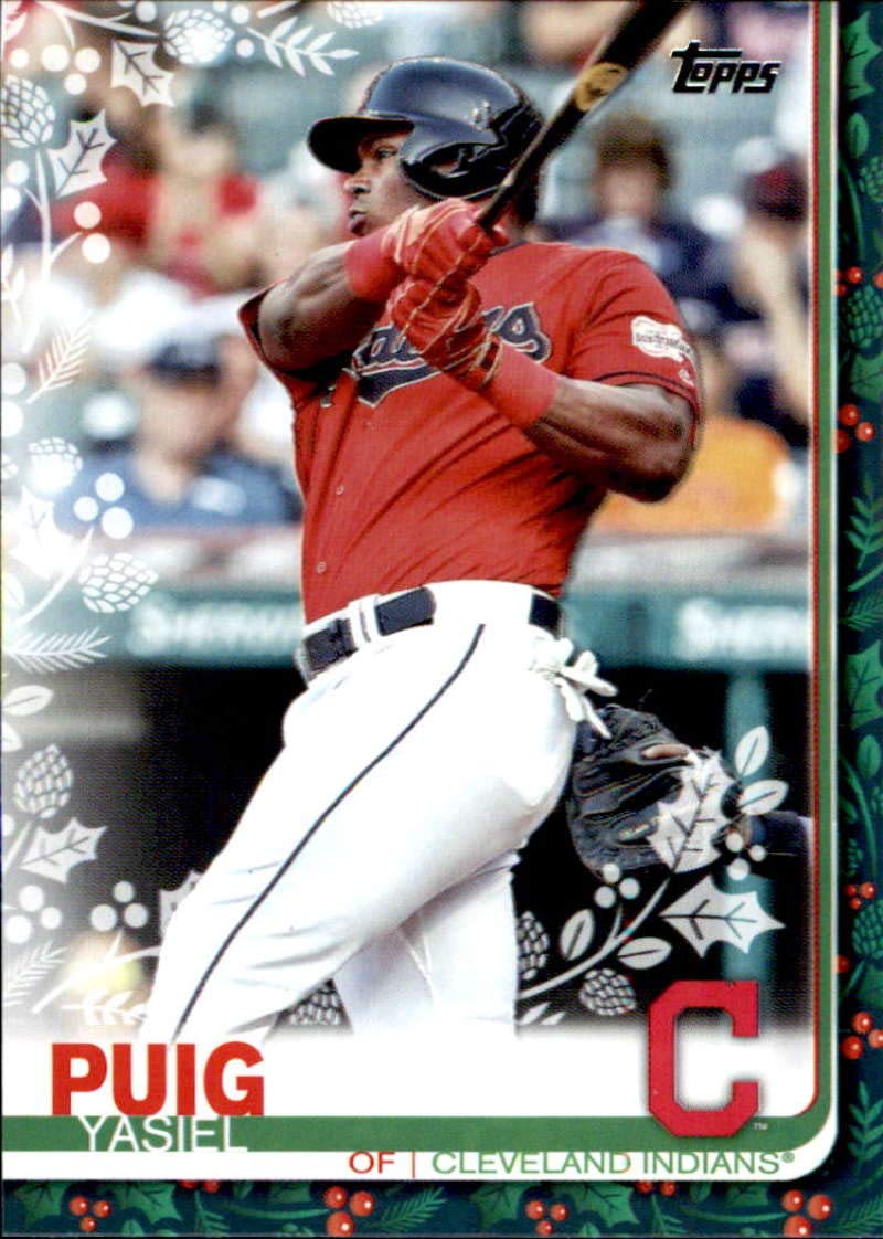 Amazon.com: 2019 Topps Holiday Baseball #HW103 Yasiel Puig