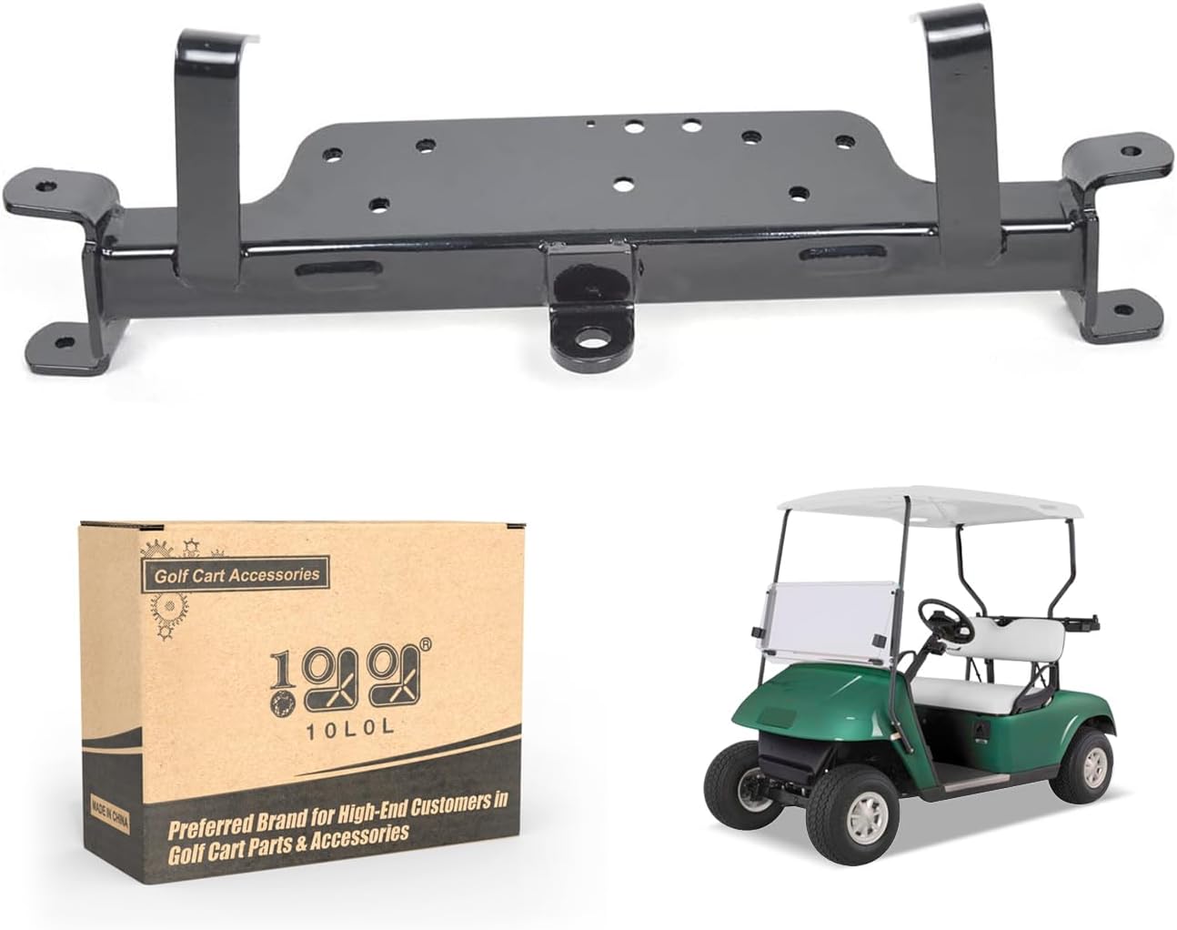 10L0L Golf Cart Front Axle Weldment 602513 for EZGO TXT Gas & Electric Carts Years 2001 & Up