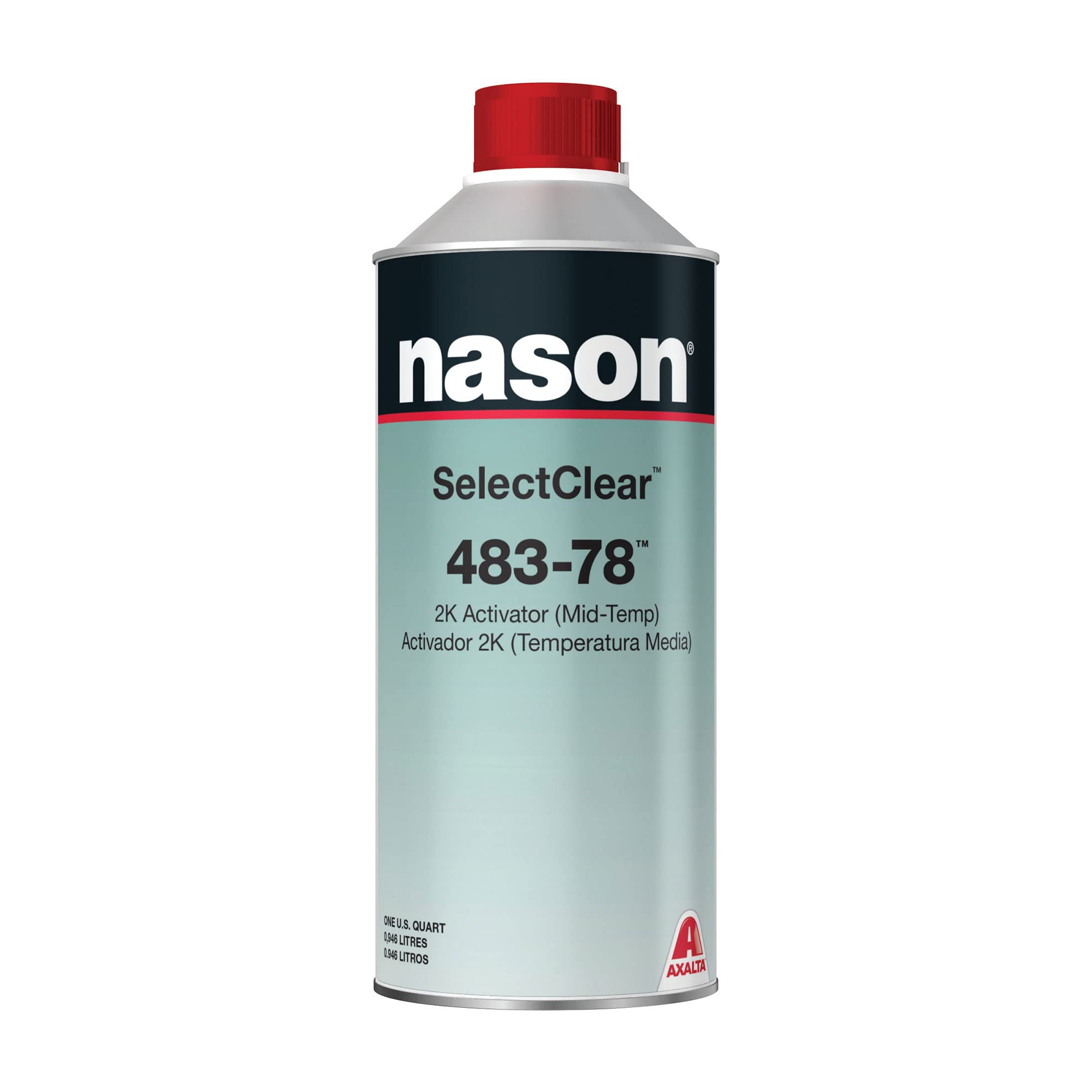 NASON AXALTA 496-00 Clear Coat kit with 483-78 Mid temp activator 4:1