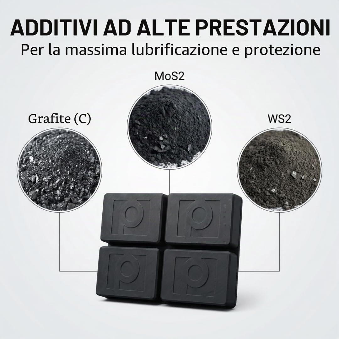 Cera calda per catena di bicicletta ad alte prestazioni, con C, MoS2 e WS2, cera calda per catena della bicicletta, lubrificante per catena della bicicletta, cera per bici da