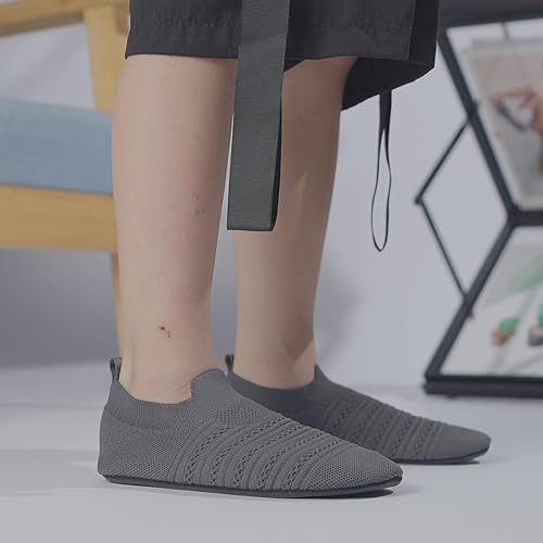 Miniatura 4 de SLEVEL - Pantuflas cómodas y ligeras para niños pequeños, antideslizantes, para interiores, calzado para la casa para niños y niñas