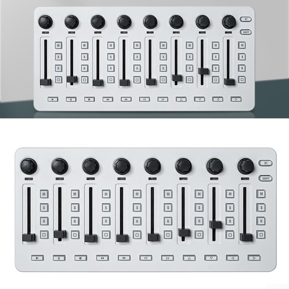 25,5 cm bianco per console midi con 43 tasti 25,5 cm bianco per midi | Connettività BT senza soluzione di continuità, interfaccia USB, compatibile con il sistema operativo principale