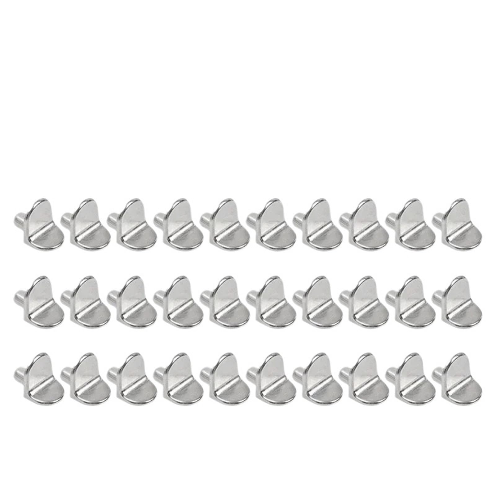 Rrypbovg 30Pcs L Brackets Shelf Support Pegs Wardrobe Fixed Bookcase Wooden Glass Layer Board Furniture Holder(30Pcs)