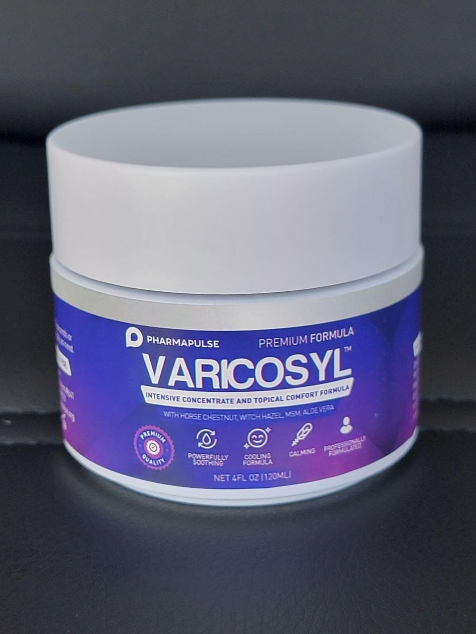 Pharmapulse Varicose & Spider Veins Soothing Leg Cream - Relaxing Leg Cream Formula - Fast-Acting Relief Cream - Expertly Crafted for Optimal Comfort 4oz