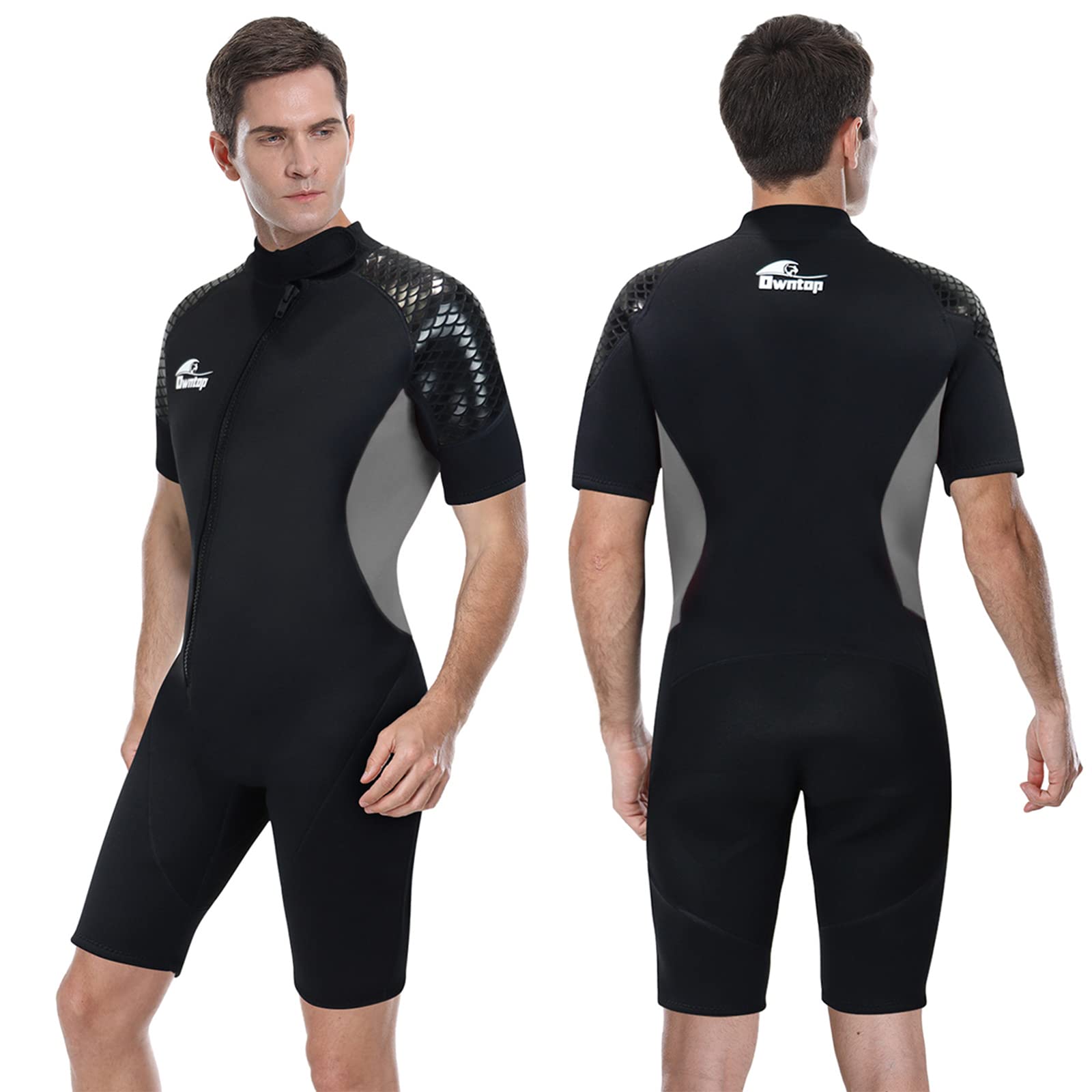 Combinaison Néoprène Enfant Summshall 2.5 Mm - Anti-UV, Manches Courtes - Pour Surf, Plongée, Natation - Taille Selon Guide