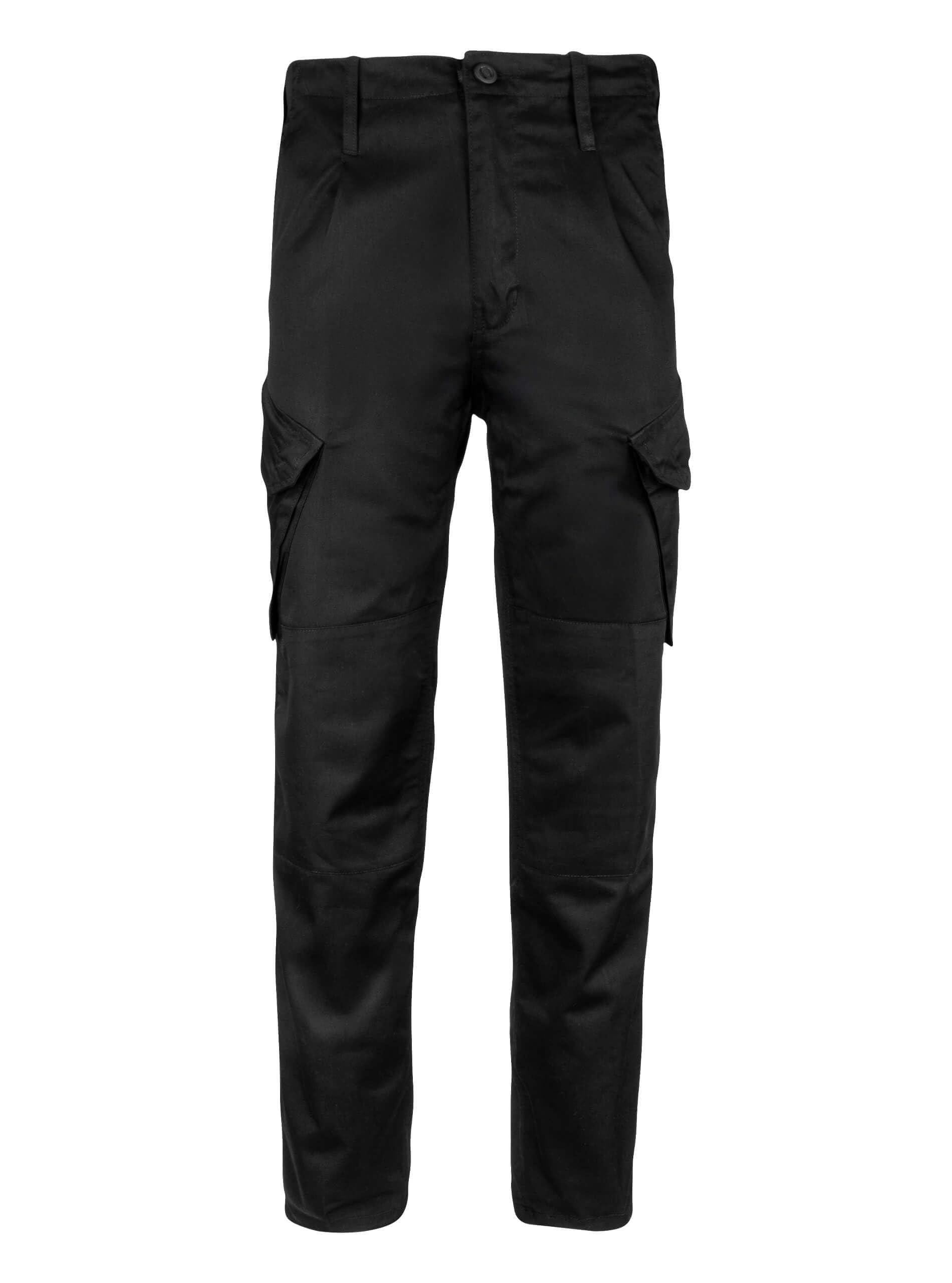 Viper TACTICAL PCS 95 Trousers – Black – 28" Waist – Tactical Pants for Men with Cargo Pockets, Reinforced Knees & Adjustable Waist – Ideal for Outdoor, Hiking & Hunting Use