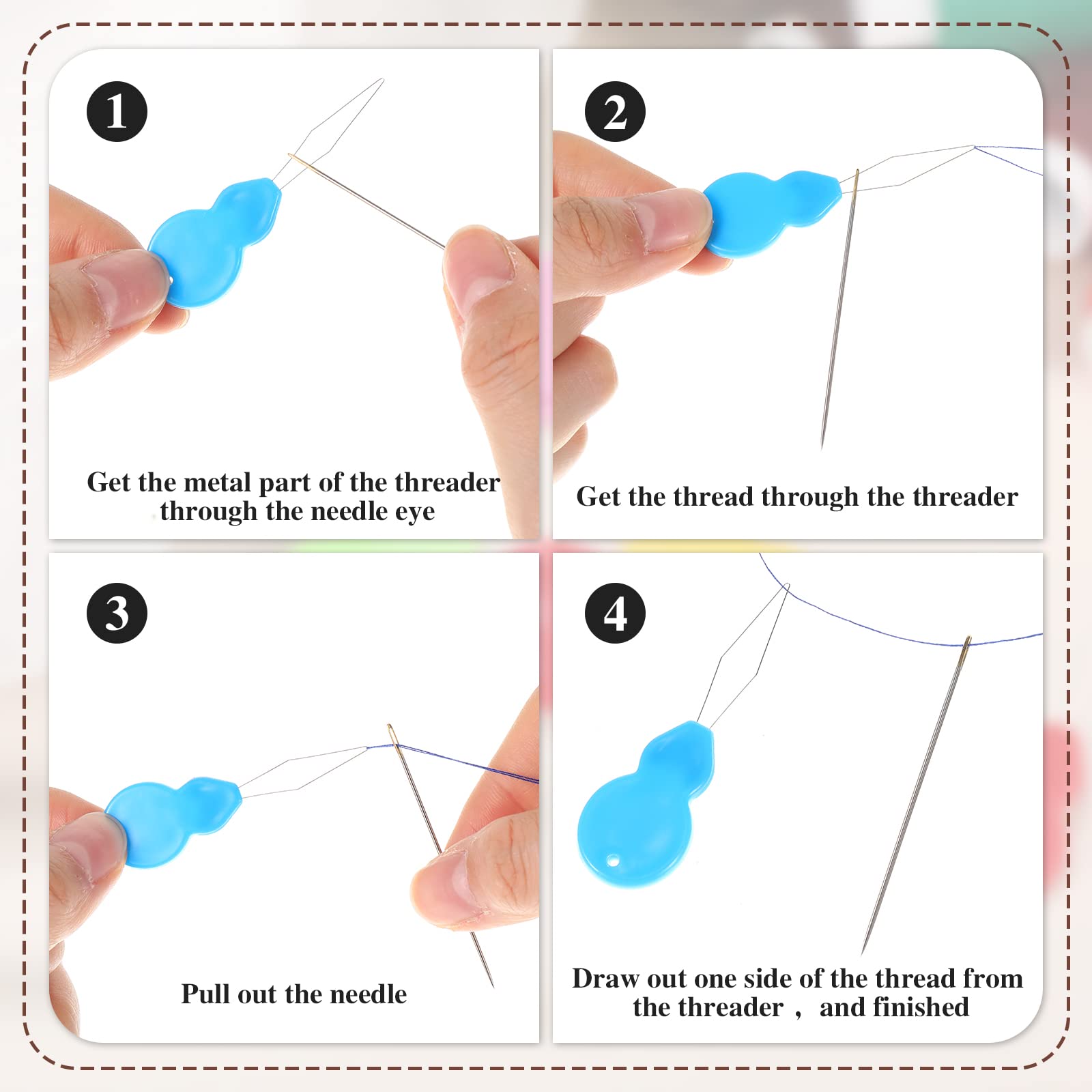 Floss Threaders WSRRDRECVHi Needle Threader For Sewing Machine, Plastic ...