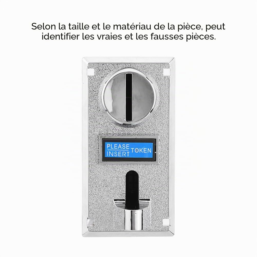 Tangxi Fente de sélecteur Multi d'accepteur de pièce de Monnaie pour Le Distributeur Automatique de mécanisme de Jeu d'arcade pour 6 Genres de pièces différentes