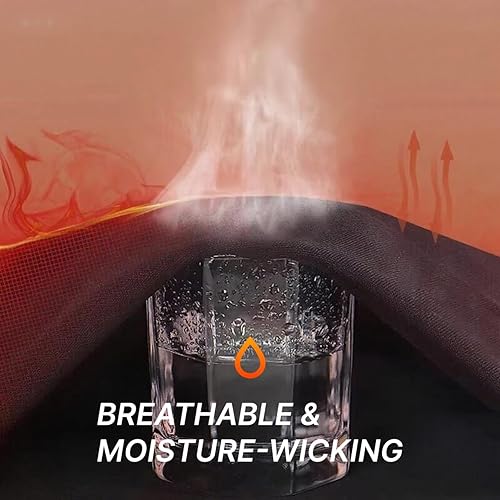 Miniatura 3 de Camisa de compresión térmica para hombre, con forro polar, manga larga, capa base atlética, para clima frío