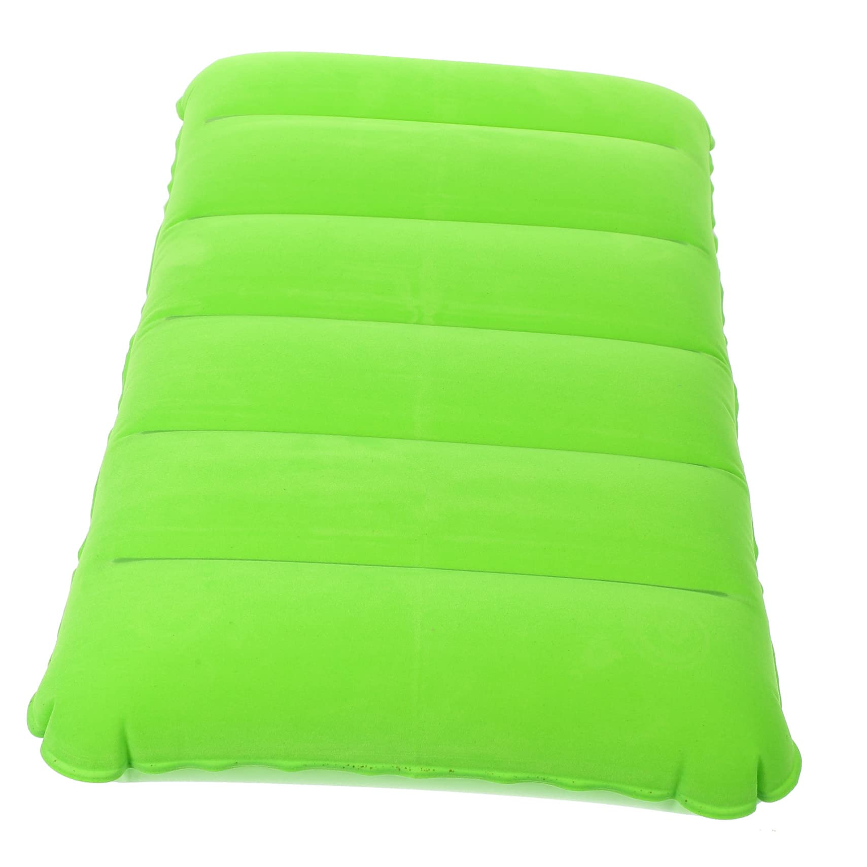 NAMOARLY Flatable Pillow for Camping Blow up Pillow PVC Velvet Cover Outdoor Travel Pillow