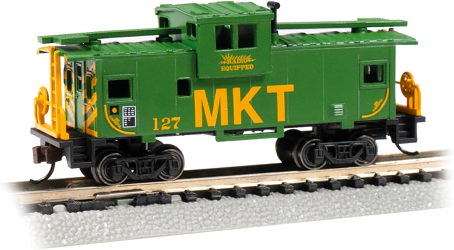 Bachmann Trains - 36’ Wide Vision Caboose - MKT™ #127 - N Scale