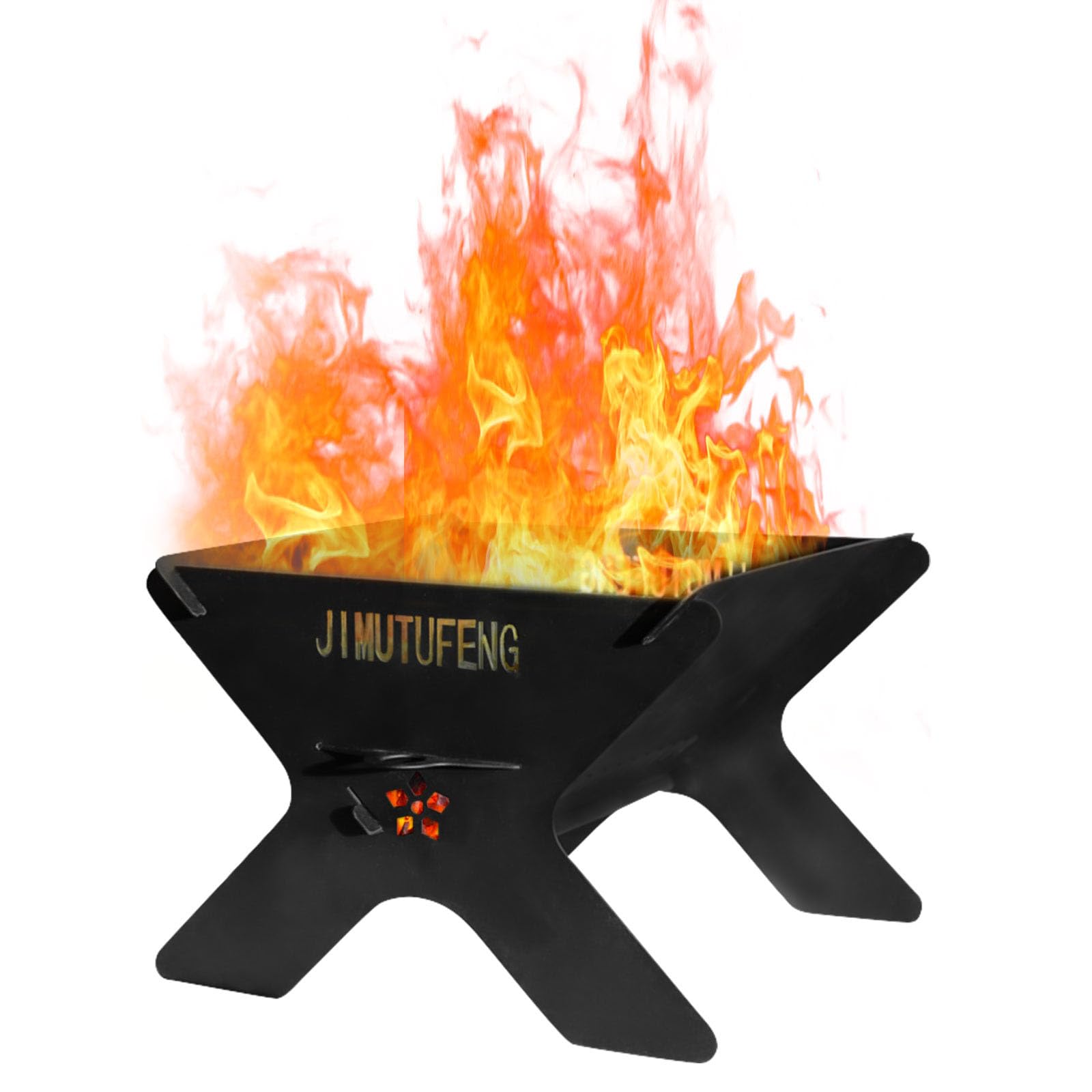 Brasero portable de camping pour éviter les pannes de gaz