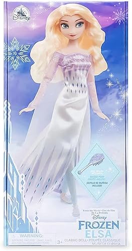 Miniatura 98 de Disney Store - Muñeca clásica oficial de Blancanieves de Blancanieves y los 7 enanos, de 11 ½ pulgadas, incluye cepillo con detalles, totalmente