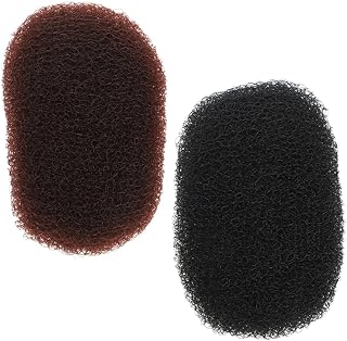 FRCOLOR 2Pcs Breathable Height Enhancer Hair Styling Clips for Women Lightweight Volume Bump Up Inserts for Wedding Birthday Party Hairdos