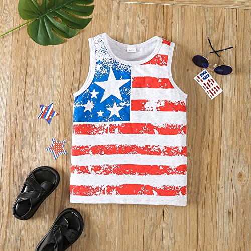 Toddler Baby Girls Boy 4Th Of July Tank Tops Independence Day American Flag T-Shirts Baby Shirts Patriotic Tops #TOP1