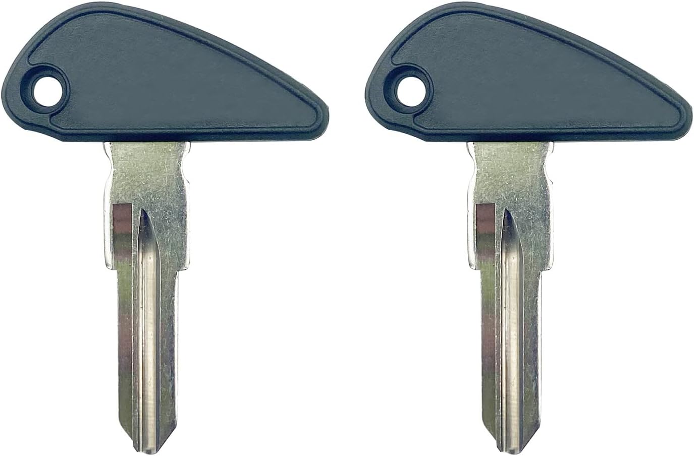 DWL 2X Blank Blade Uncut Key Motorcycle Key Uncut Replacement for Indian Scout 1920-2018 Present (2 Black)