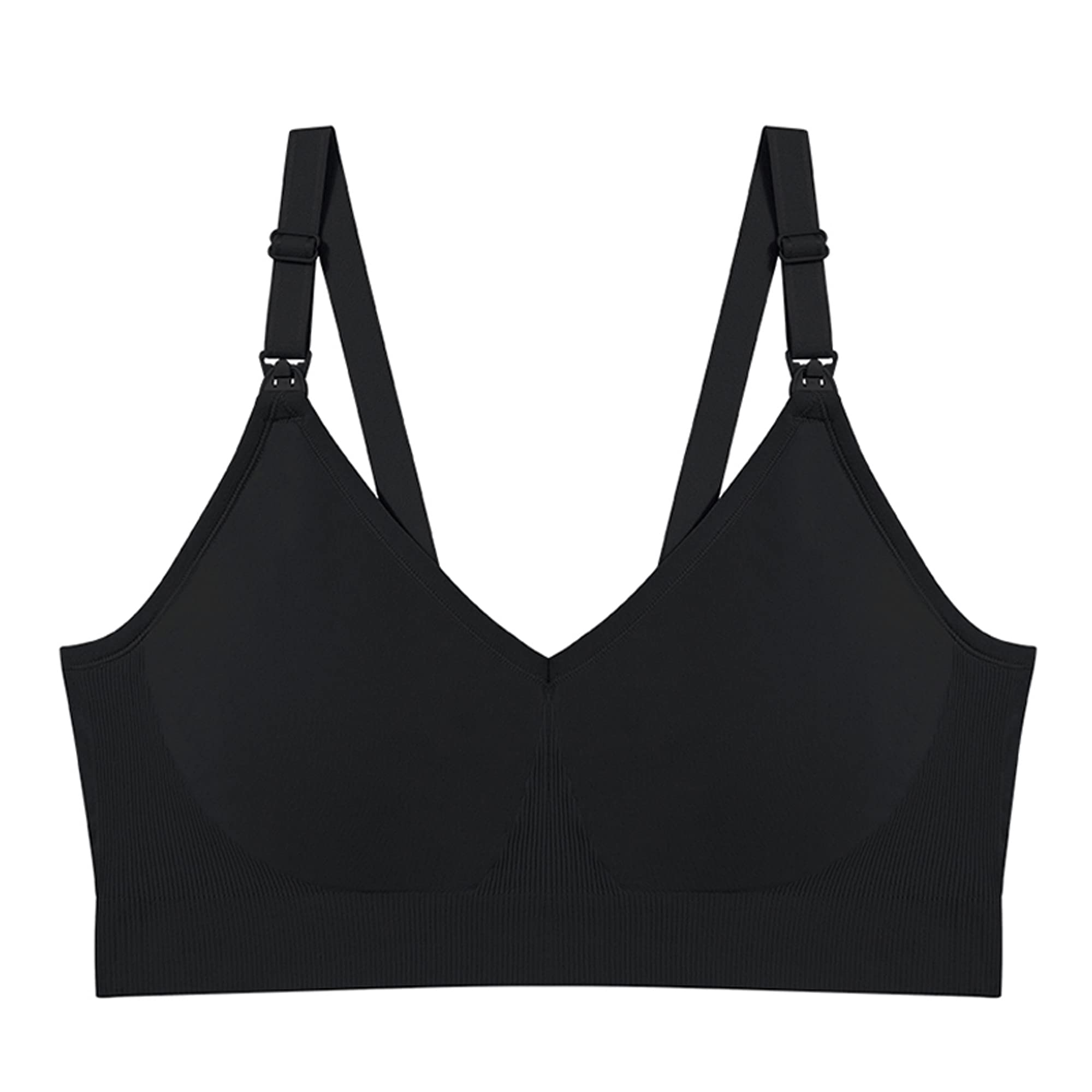 Soutien-gorge d'allaitement sans armatures noir 75A WENJUN - 8