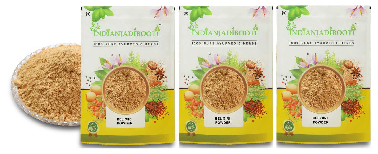 IndianJadiBooti Bel Bael Fruit Powder, 3 Packs of 900 Grams