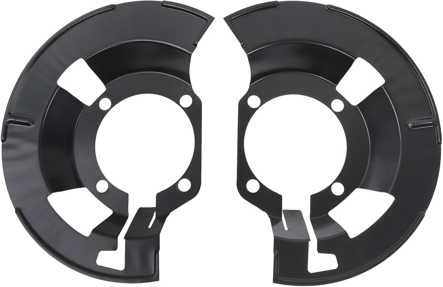 Silscvtt 2pcs Brake Dust Shield Splash Replacement for Ram 2500 3500 2000-2002 5015129AA 5015128AA