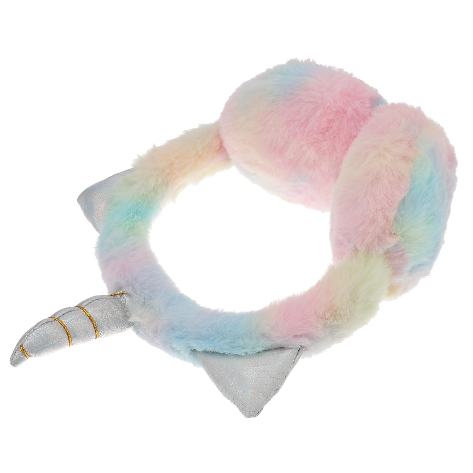 WOFASHPURET Plush Unicorn Ear Muffs for Children Winter Ear Covers for Heat Protection
